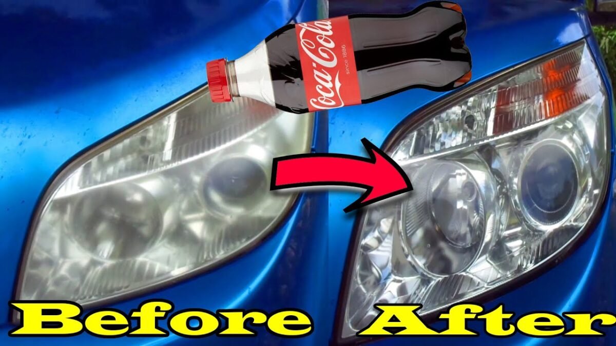 How to Clean Cloudy Headlights with Coca-Cola (DIY Life Hack) 1 How to Clean Cloudy Headlights with Coca-Cola (DIY Life Hack)